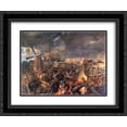 thumbnail image 1 of Jan Matejko 2x Matted 24x20 Black Ornate Framed Art Print 'Battle of Grunwald (detail)', 1 of 2