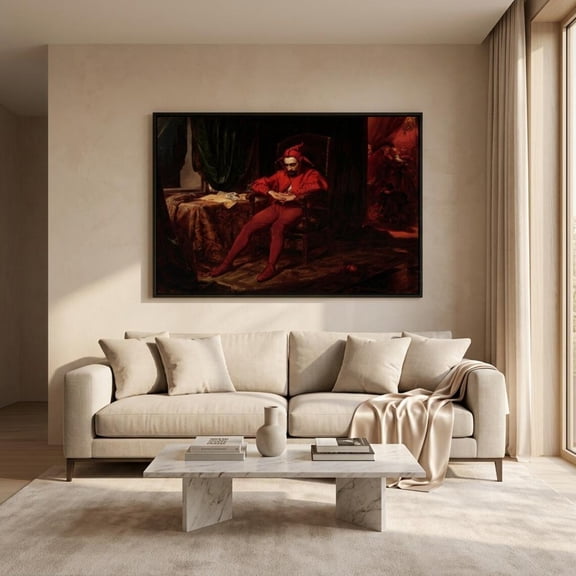 Jan Matejko Stanczyk Print, Famous Art Wall Art, Unframed Paper Poster 8x10in