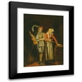 thumbnail image 1 of Jan Miense Molenaer 14x18 Black Modern Framed Museum Art Print Titled - A Boy and a Girl Playing Music by Candlelight, 1 of 5