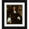 thumbnail image 1 of Jan Mijtens 20x24 Black Ornate Framed Double Matted Museum Art Print Titled: Portrait of a Man (C. 1660-65), 1 of 5
