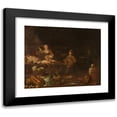 thumbnail image 1 of Jan Olis 14x12 Black Modern Framed Museum Art Print Titled - Kitchen Interior (1645), 1 of 5