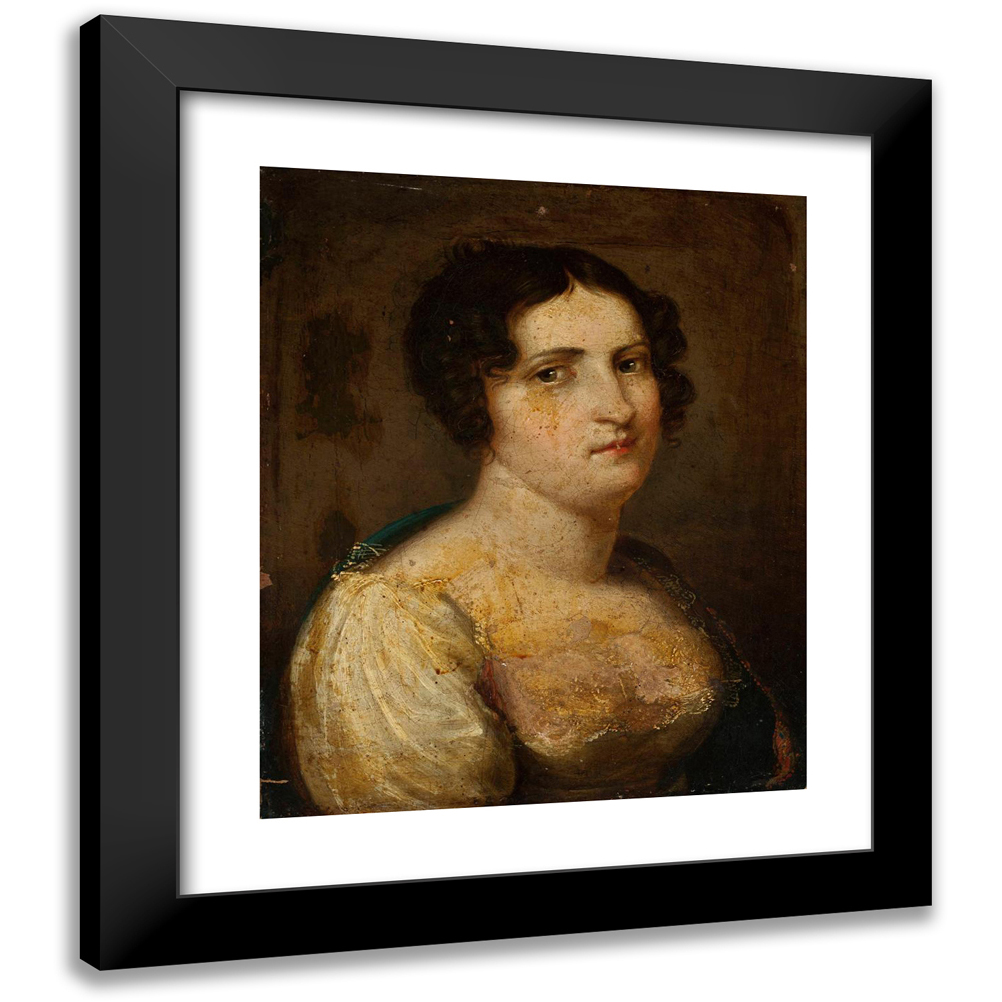 Jan Rustem 15x18 Black Modern Framed Museum Art Print Titled Portrait