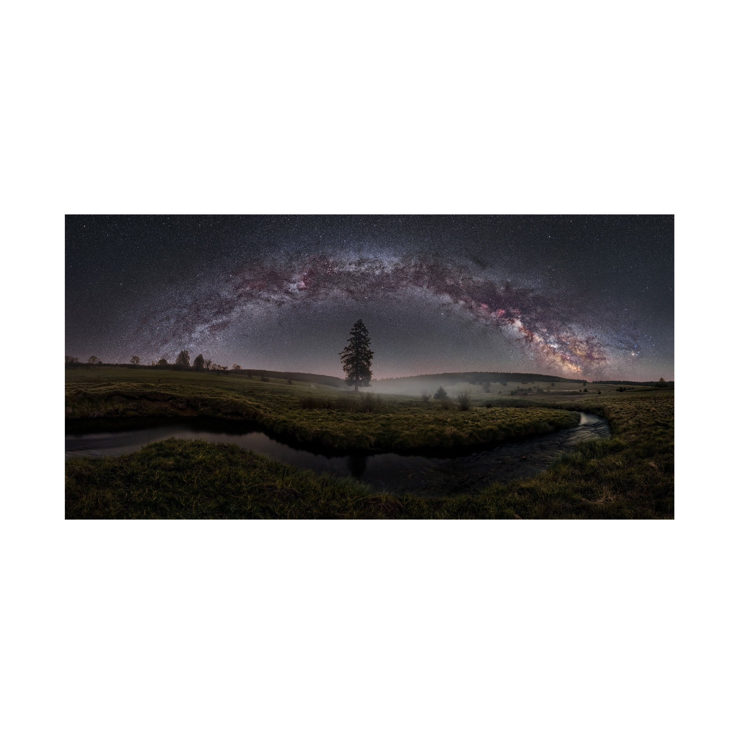 Jan Smid Master 'Under The Milky Way Arch' Canvas Art