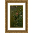 thumbnail image 1 of Jan Stanislawski 12x18 Gold Ornate Wood Frame and Double Matted Museum Art Print Titled - Poppies in Bloom (1883-1890), 1 of 4