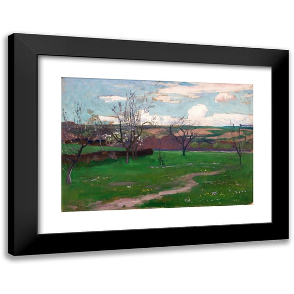 Jan Stanislawski 14x11 Black Modern Framed Museum Art Print Titled - Spring (1903)