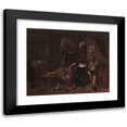 thumbnail image 1 of Jan Steen 14x12 Black Modern Framed Museum Art Print Titled - The Drunken Couple (C. 1655 - C. 1665), 1 of 5