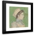 thumbnail image 1 of Jan Toorop 12x14 Black Modern Framed Museum Art Print Titled - Portrait of Nurse Nelly (1894), 1 of 5