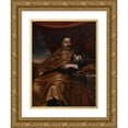 thumbnail image 1 of Jan Tricius 14x18 Gold Ornate Wood Frame and Double Matted Museum Art Print Titled - Portrait of John III Sobieski, 1 of 4