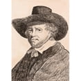 thumbnail image 1 of Jan Van Goyen 1596-1656 Dutch Artist From 75 Portraits of Celebrated Painters From Authentic Originals Etched by James G Poster Print, 12 x 17, 1 of 1