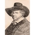 thumbnail image 1 of Jan Van Goyen 1596-1656 Dutch Artist From 75 Portraits of Celebrated Painters From Authentic Originals Etched by James G Poster Print, 24 x 34, 1 of 1