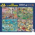 thumbnail image 1 of Jan Van Haasteren 4 in 1 Puzzle Pack, 1 of 1