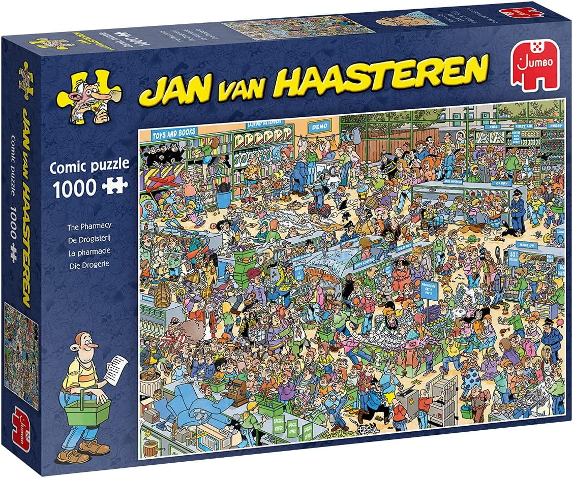 Jan Van Haasteren - 'The Pharmacy' Unique Comic Fun Designed Jigsaw ...