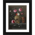 thumbnail image 1 of Jan Van Kessel The Elder 11x14 Black Ornate Wood Framed Double Matted Museum Art Print Titled: Vanity Still Life (C. 1665-1670), 1 of 5