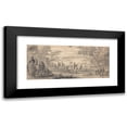 thumbnail image 1 of Jan Wyck 14x8 Black Modern Framed Museum Art Print Titled - A Hunting Party, 1 of 5