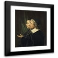 thumbnail image 1 of Jan de Bray 20x23 Black Modern Framed Museum Art Print Titled - Portrait of the Artist's Parents, Salomon De Bray and Anna Westerbaen (1664), 1 of 5