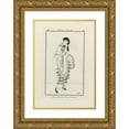 thumbnail image 1 of Jan van Brock 17x24 Gold Ornate Framed and Double Matted Museum Art Print Titled - Ruffle Dress (1914), 1 of 4