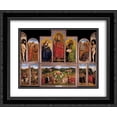 thumbnail image 1 of Jan van Eyck 2x Matted 24x20 Black Ornate Framed Art Print 'The Ghent Altarpiece', 1 of 2