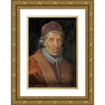 thumbnail image 1 of Jan van Helmont 11x14 Gold Ornate Wood Frame and Double Matted Museum Art Print Titled - Porret Van Paus Clemens XI (1717), 1 of 4