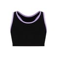 thumbnail image 1 of JanJean Girls' Crop Tank Top Sleeveless Activewear Tops Athletic Sports Racer Back Vest Swimming Lavender 10, 1 of 6