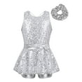 thumbnail image 1 of JanJean Girls Sparkle Dance Clothes for Jazz Latin Hip Hop Ballet Ballroom Dance Costume Backless White 8, 1 of 6