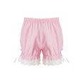 thumbnail image 1 of JanJean Kids Girls Ruffled Bloomers Shorts Cotton Lace Up Safety Short Pants Bottom Ruffled Bloomers Pink 130, 1 of 7