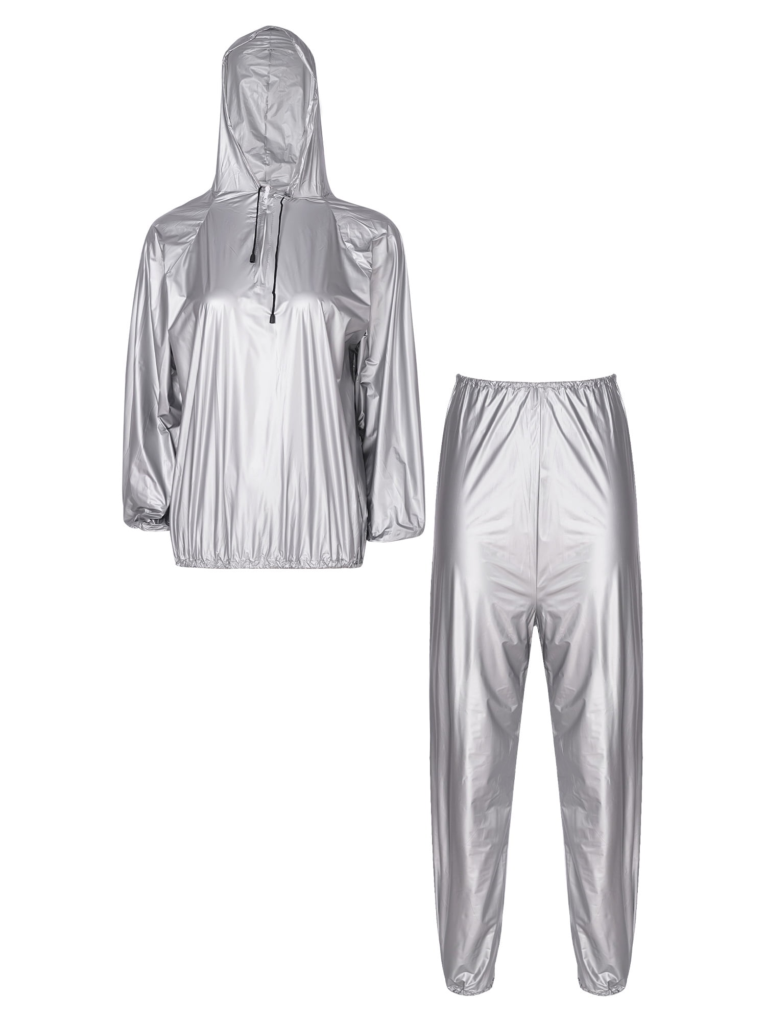 JanJean Men Women Sauna Suits Weight Loss Sweatsuits Sports Suit