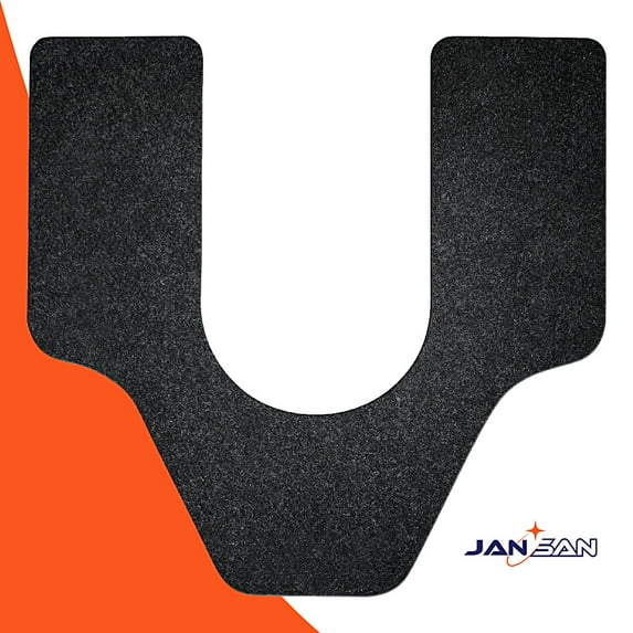 JanSan Commode Mat - Stick n' Go Adhesive, Waterproof, High Absorbency -10pk