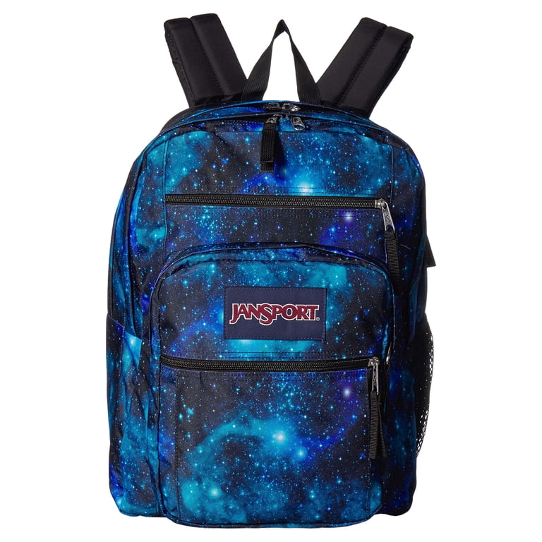 JanSport Big Student, Grote Rugzak, 43 L, 43 x 33 x 25 cm, 15in laptop compartment, MidnightMagenta