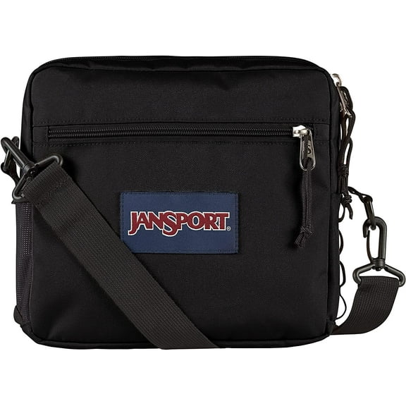 JanSport Central Adaptive Accessory Bag SaniStash Pocket for Easy Access, Black