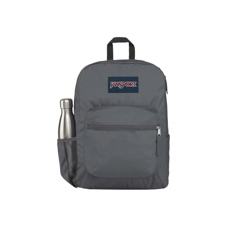 JanSport Cross Town Backpack 100 Authentic School Student Book Bag JS0A47H6 Graphite Grey
