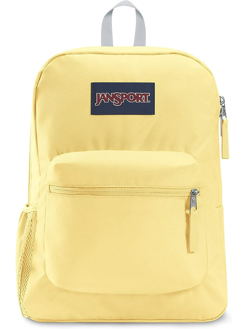 JanSport Eco-friendly Pale Banana Cross Town School Backpack with