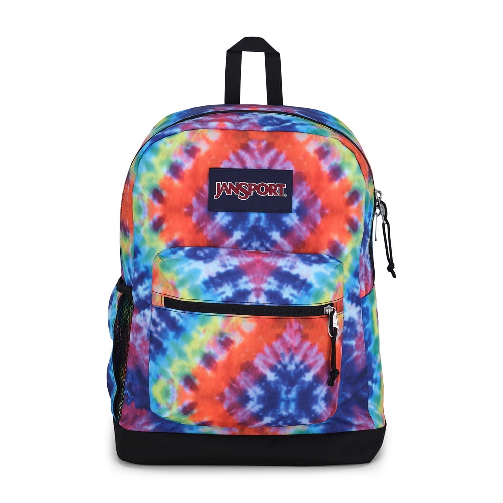 ◆jansport◆ CROSSTOWN PLUS REDMULTI HIPPIE DAYS JS0A7ZNZ9TC JanSport Cross Town Plus Backpack, Red/Multi Hippie Days