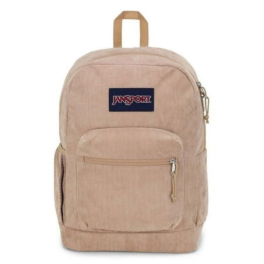 JanSport Cross Town Plus Remix Backpack Laptop Sleeve, and Front