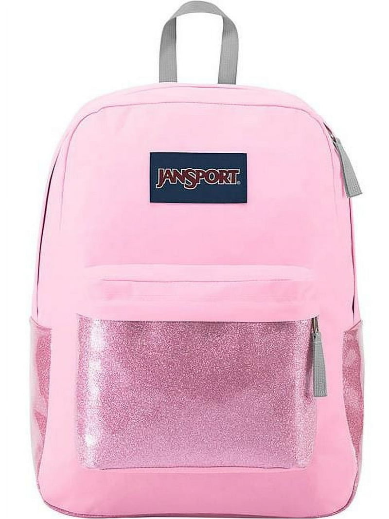 Sac à Dos JanSport Rose Vif, 25L, Avec Poches, Léger Et Matelassé, Unisexe Adulte