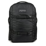 JanSport Venture Pack - Travel Pack With Large Main Compartment with Compression Straps, Dual Water Bottle Pockets, Padded Hip Belt & Luggage Trolley Pass-Through, Black
