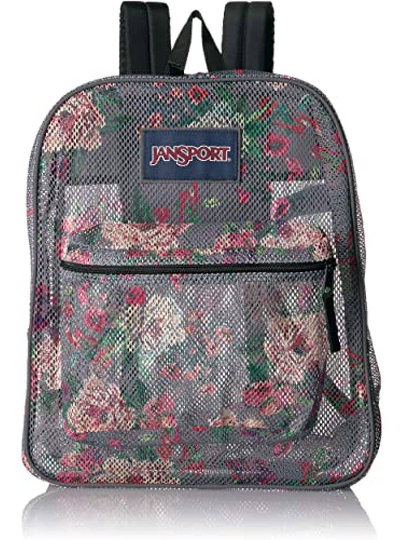 JanSport Mesh Pack Backpack Color Grey Bouquet - Walmart.com display picture 1