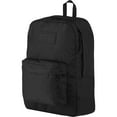 thumbnail image 1 of JanSport Mono Superbreak Backpack, Black on Black, 1 of 3