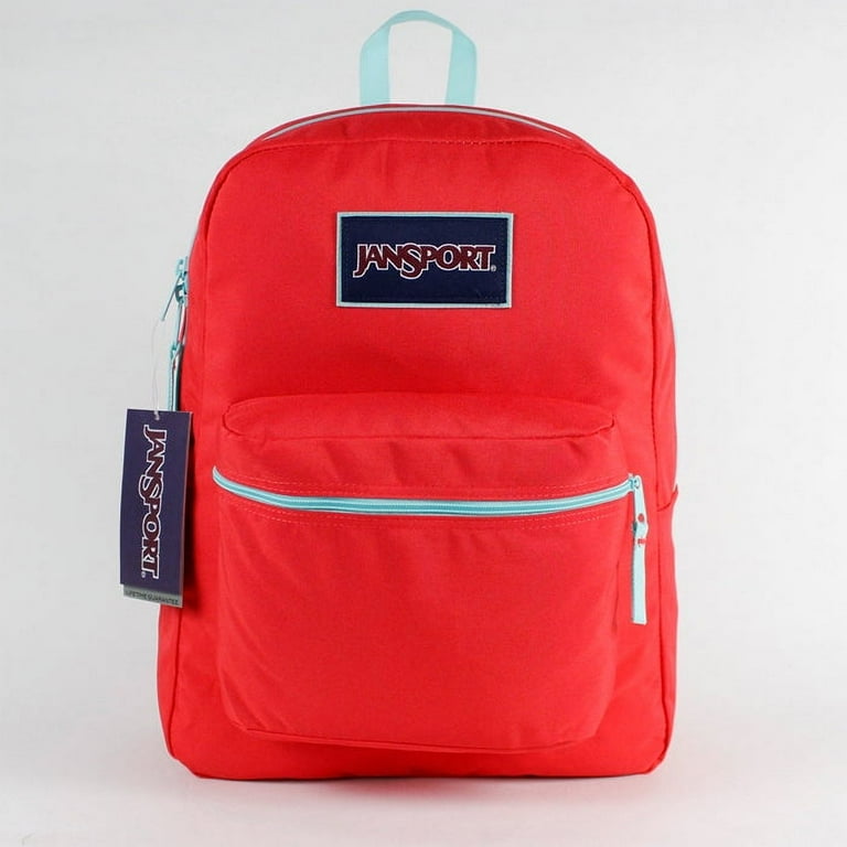 JanSport Overexposed Backpack Coral Dusk Aqua Dash 16.7H X 13W X 8.5D Walmart