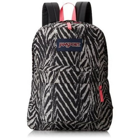 JanSport Printed Superbreak Backpack (Light Grey One Size)