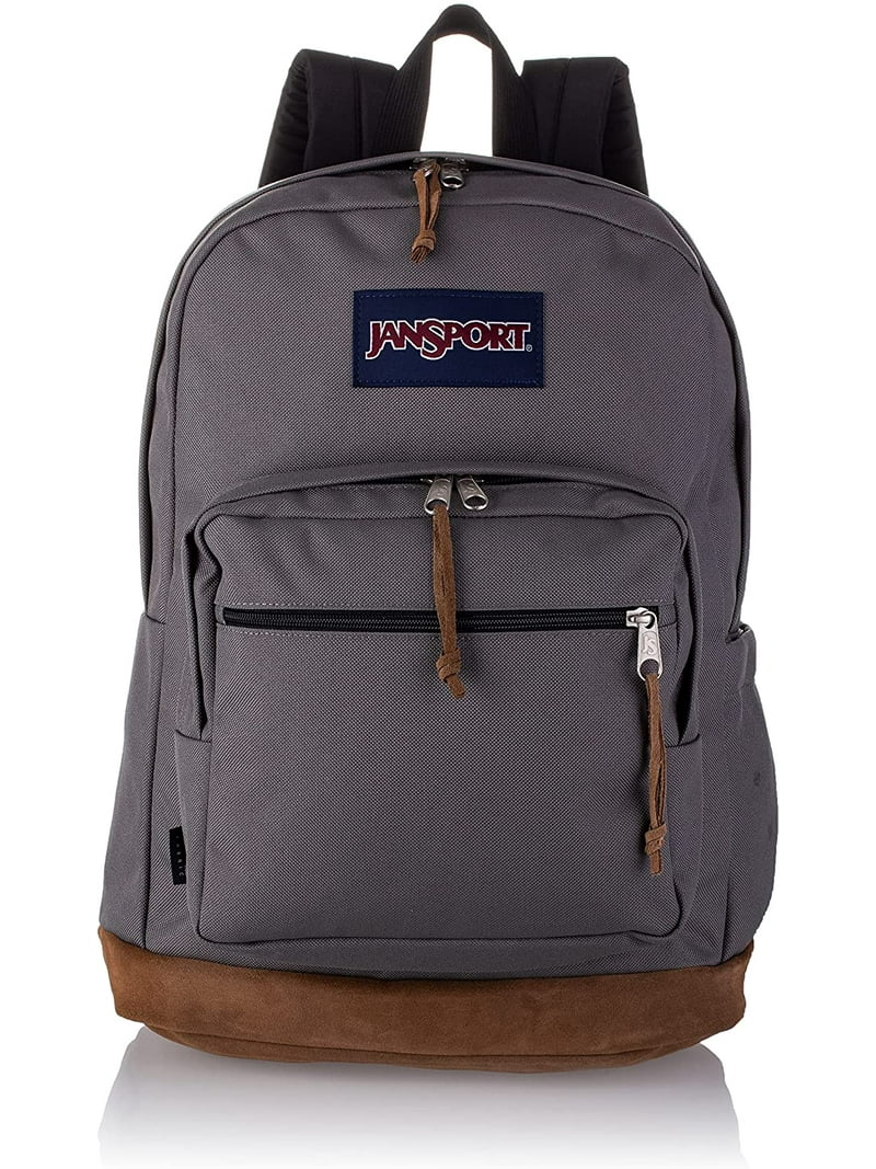JanSport Right Pack - Durable Student Backpack with Leather