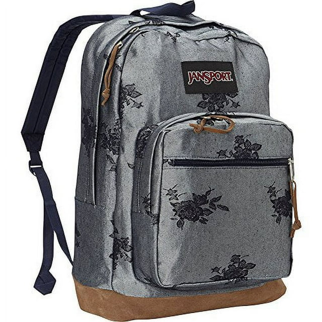 JanSport Right Pack Laptop Backpack- Sale Colors (Silver Rose Jacquard)