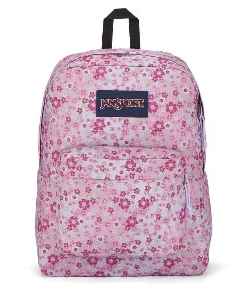embroidered blossom jansport backpack SuperBreak Plus Front pocket with built Jansport Floral Jansport Embroidered Flower
