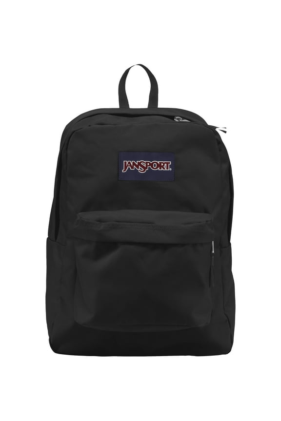 SuperBreak One Backpacks, Black - Durable, Lightweight Bookbag with 1 Main Compartment, Front Utility Pocket with Built-in Organizer - Premium Backpack