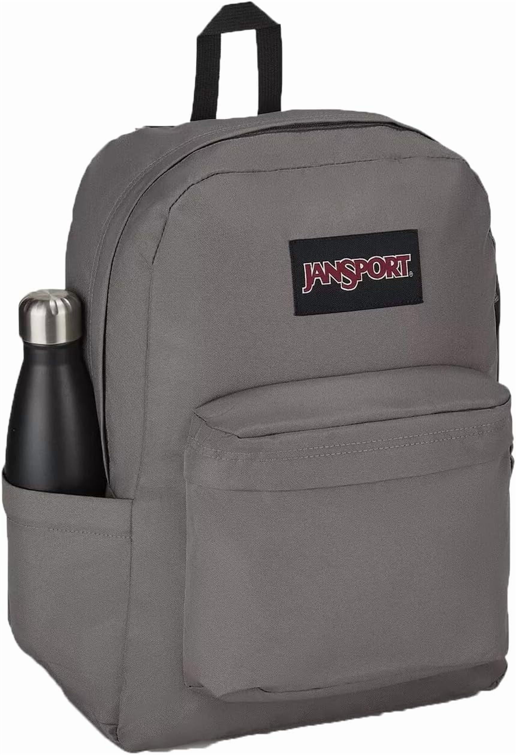 jansport - superbreak deep grey backpack Plus Graphite boasting numerous additional features JanSport Superbreak Backpack Forge Grey