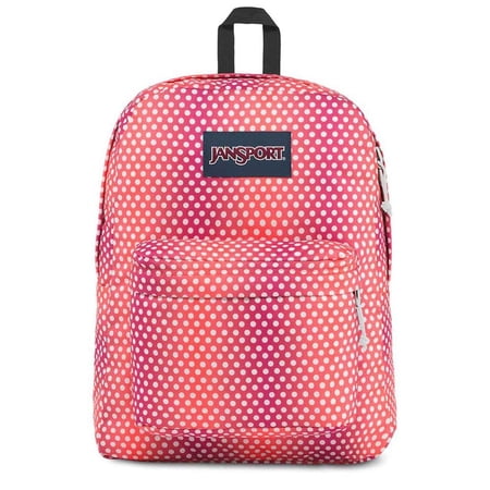 JanSport SuperBreak Unisex Backpack, Ombre Dot Dot, 600D Polyester