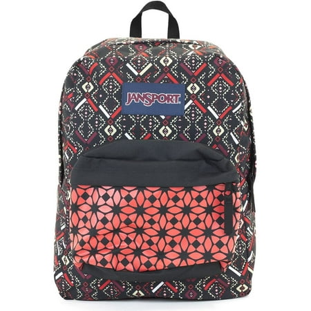 Jansport Superbreak Backpack (Coral Dusk Tribal)