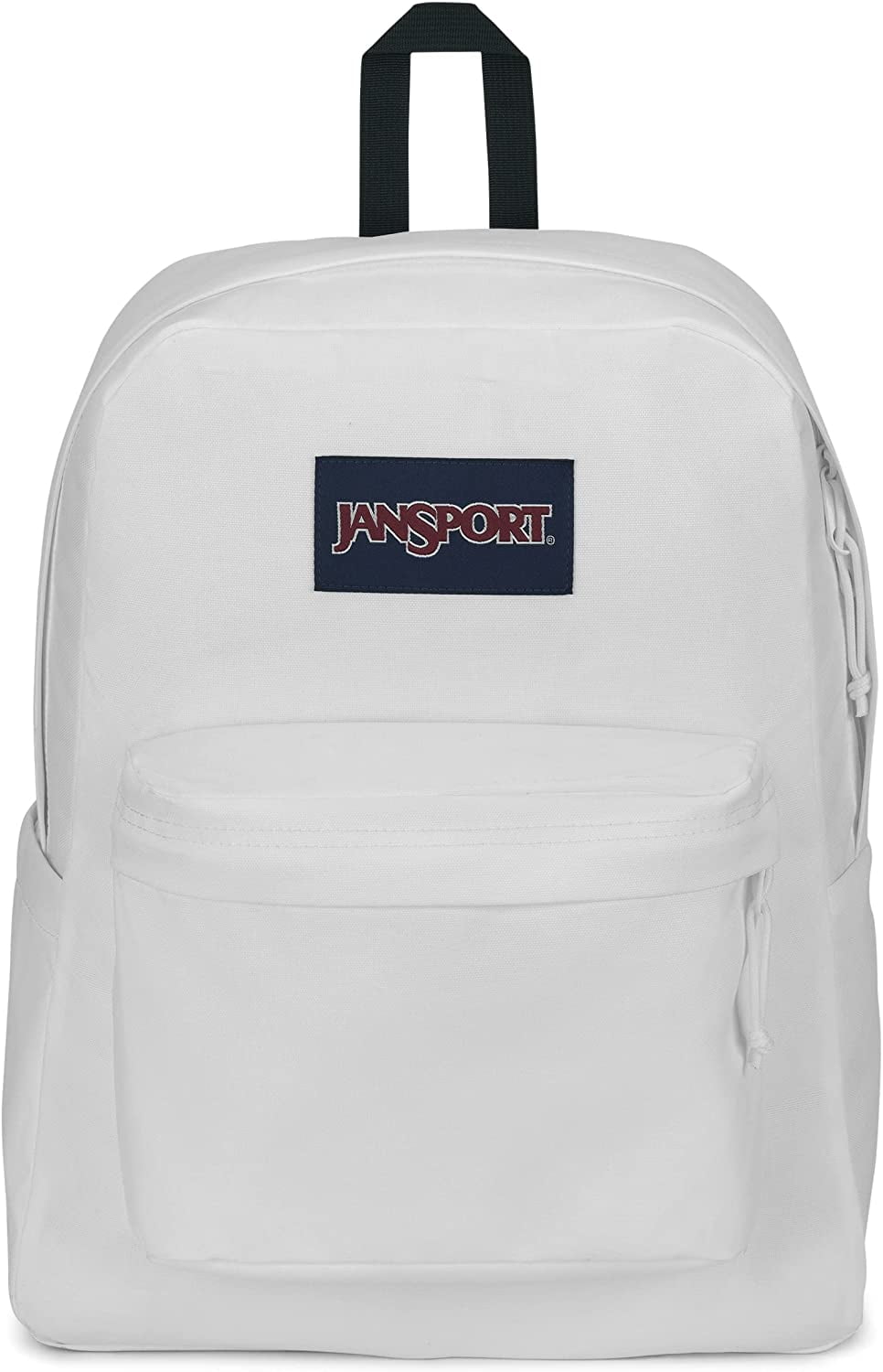 JanSport Superbreak Bookbag, White School Backpack with Large Main