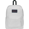 JanSport Superbreak Bookbag, White School Backpack with Large Main ...