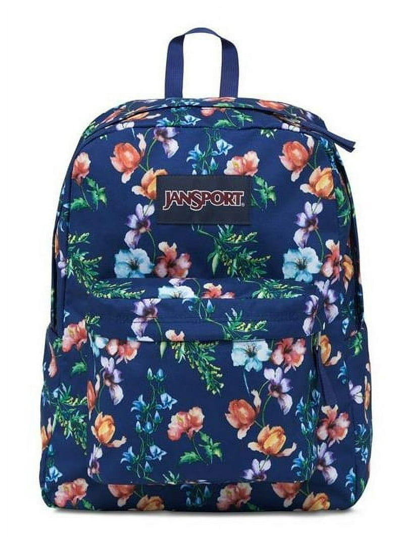 JanSport T501 Superbreak Backpack - Multi Navy Mountain Meadow