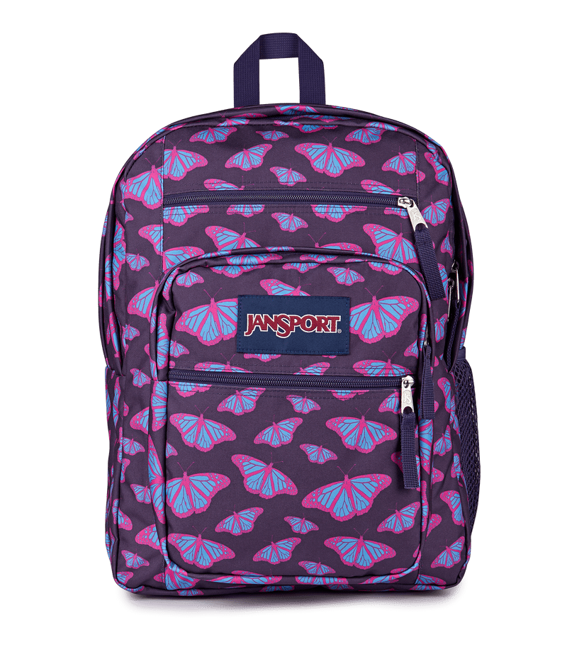 JanSport, Big Student Backpack, Navy, 15-inch laptop sleeve